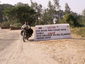 This photo of a sign in both  Malayalam and English was taken by Samia Shalabi, who leads tours in South India. Visit http://www.karazidesign.blogspot.com/ to see more.